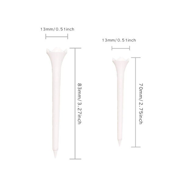 White Claw-Shaped ABS Golf Tees - Image 4